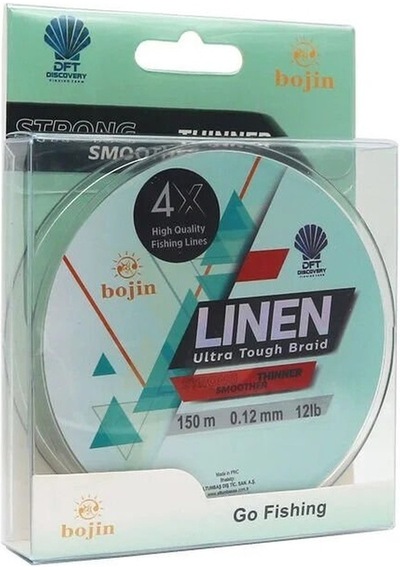 Dft Bojin 4x Linen İp Misina 0.12 Mm 150 M Yeşil