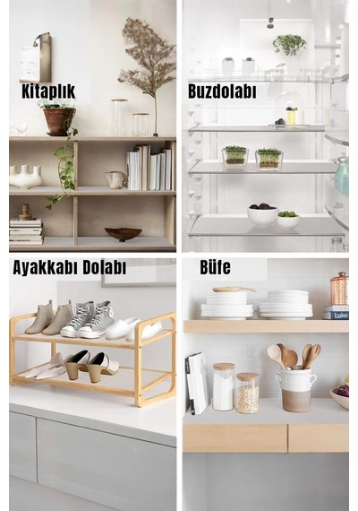 Şeffaf Raflık Kaymaz Dolap Içi Çekmece Raf Örtüsü Kaydırmaz 45 Cm X 3 Metre Koruyucu Ev Ürünü