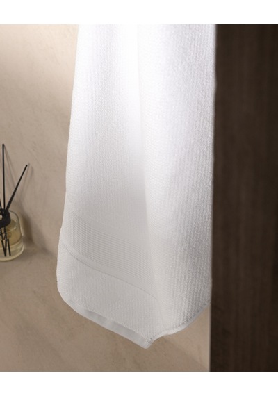 Celine %100 Pamuk Banyo Havlusu - Beyaz - 70x140 Cm 8684427342503 Çok Renkli