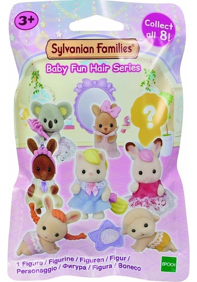 5657 Sylvanian Families Yavru Eğlenceli Saçlar Serisi Sürpriz Paket +3 Yaş