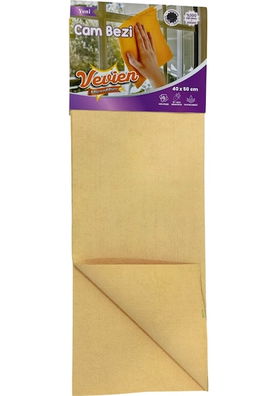 Microfiber Güderi Cam Bezi 40x50 Cm Temizlik Bezi