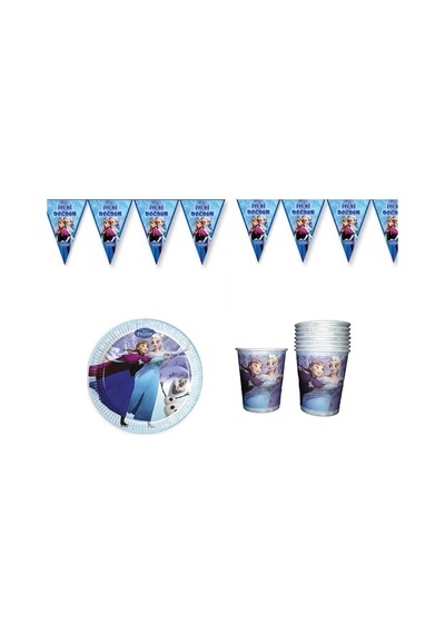 Parti Selesi Frozen Elsa Askılı Kol Kostüm Ve Doğum Günü Parti Seti 16 Kişilik Lüks Set Turkuaz Parti Selesi Frozen Elsa Askılı Kol Kostüm Ve Doğum Günü Parti Seti 16 Kişilik Lüks Set Turkuaz