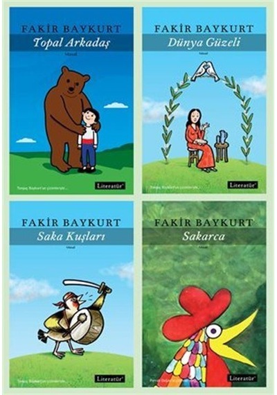 Fakir Baykurt Çocuk Kitapları Seti 4 Kitap Takım / Fakir Bay...