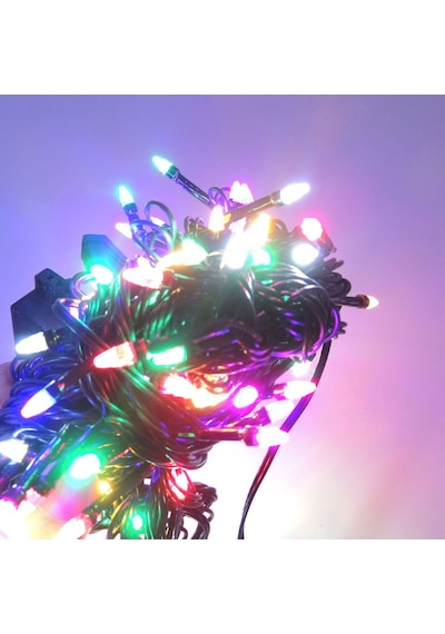 İç Mekan Led Aydınlatma Rgb Animasyonlu Siyah Kablo 10m İp Yılba
