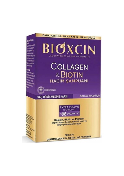 Bioxcin Collagen Biotin Ekstra Hacim Dolgunlaştırıcı Şampuan 300 ML