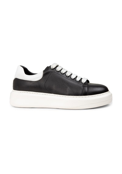 Deery Kadın Siyah Hakiki Deri Sneaker Ayakkabı - 01991zsyhp01 Siyah