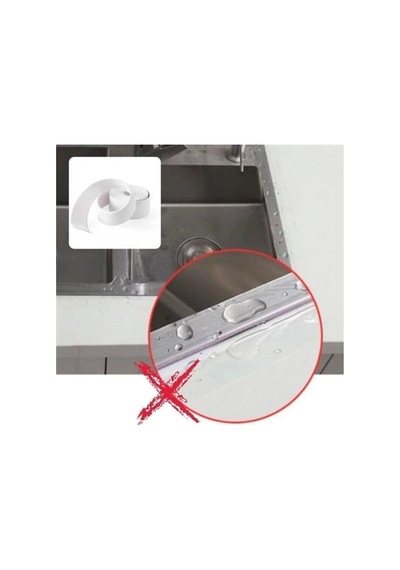 2 Li Su Sızdırmaz Banyo Mutfak Lavabo Küvet İzolasyon Şerit Bant Pratik Ürün Diğer