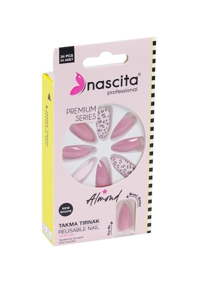 Nascita 24'lü Almond Renkli Takma Tırnak - 149 Sku: Smg8690010409904