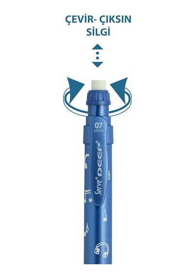 Deep Versatil Kalem Sketch Serisi 0.7mm Mavi