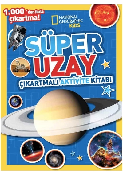 National Geographic Kids Süper Uzay Çıkartmalı Faaliyet Kitabı
