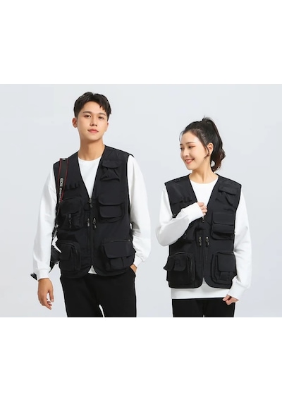 Halbart Örgü Çok Cepli Unisex Spor Balıkçılık Yeleği Fotoğrafçılık İş Kıyafetleri Rahat Kargo Yelek Beden Xl Siyah Halbart Örgü Çok Cepli Unisex Spor Balıkçılık Yeleği Fotoğrafçılık İş Kıyafetleri Rahat Kargo Yelek Beden Xl Siyah