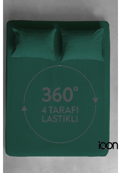 İqon Ranforce Dokuma Lastikli Çarşaf Takımı Tek Kişilik - 21 Renk Çok Renkli