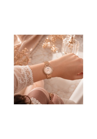 Yeni Sade Ve Şık Kadın Kol Saati Rose - 893365970 Altın
