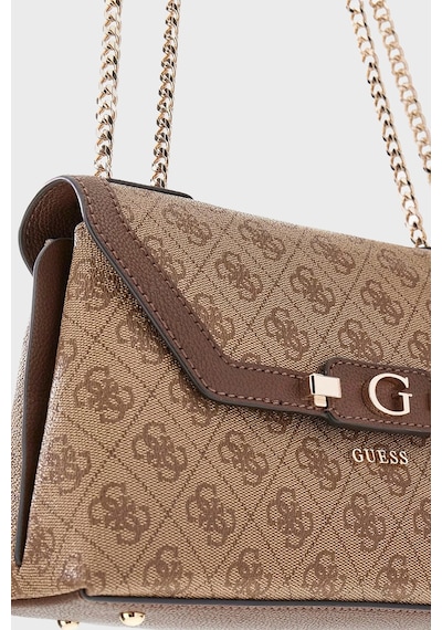 Guess Lindsey Logolu Zincir Askılı Çanta Hwsg9749210 Bayan Çanta Hwsg97 49210 Ltl Kahve