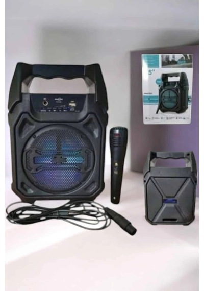 Hubrendy  Güçlü Ve Şarj Edilebilir Bluetooth Hoparlör 6.5 İnç