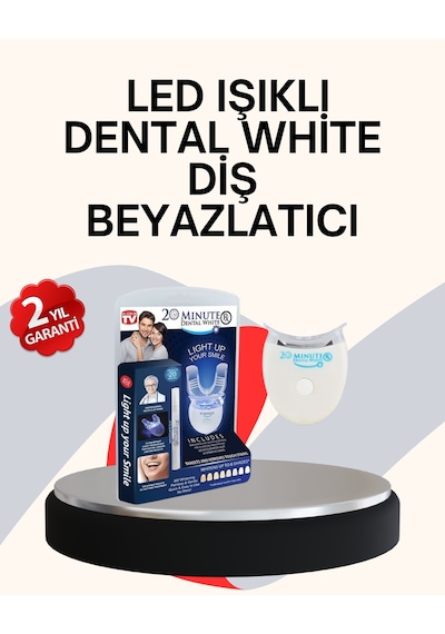 Beyazlatma Kalemli Led Diş Parlatma Seti