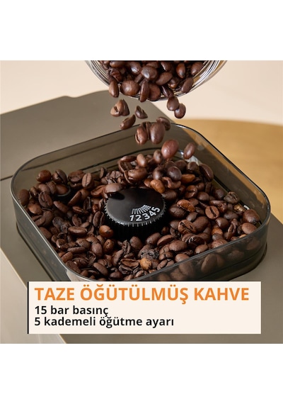 Krups Coffee Crush Experience Tam Otomatik Çekirdekten Fincana Espresso Kahve Makinesi -