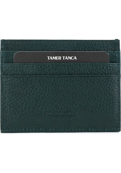 Tamer Tanca Erkek Hakiki Deri Yeşil Cüzdan 907 1092 Erk Czdn Sk25-26 Yesıl Fltr Yeşil