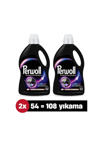 Perwoll Siyah Hassas Bakım Sıvı Çamaşır Deterjanı 2 x 2970 ML