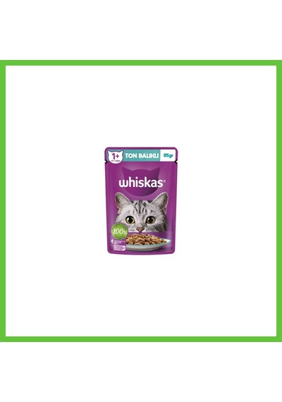 Whiskas Pouch Jöle İçinde Ton Balıklı Yetişkin Kedi Konservesi 85 Gr Dmc