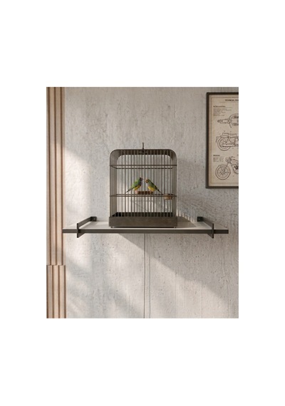 Çok Amaçlı Dekoratif Duvar Rafı Modern Tasarım, Kolay Montaj, 60x38 Cm Beyaz - 884216197 Beyaz