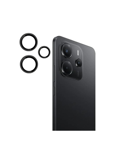 Mey İthalat Redmi Note 14 4g Pvd Metal Kamera Lens - Siyah
