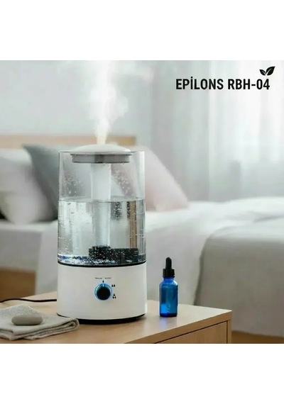 Ers Rbh-04 Ultrasonik Hava Nemlendirici 4 Litre Buhar Makinesi Aroma Difüzörü - Otomatik Kapanma