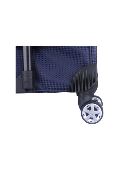 Best Battal Boy Sekiz Teker XL Kumaş Valiz Lacivert 80 CM
