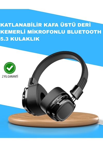 Katlanabilir Tasarımlı Taşınabilir Kablosuz Müzik Kulaklığı