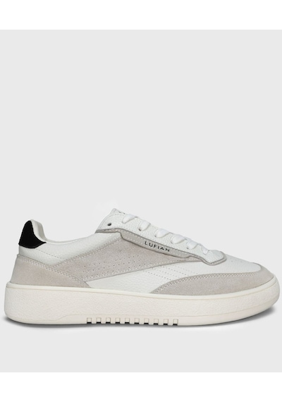 Lufian 112230252 Isaac Sneaker Erkek Deri Ayakkabı Beyaz
