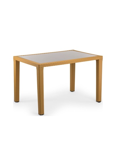 Bintaşmobilya 4 Kişilik 80 x 120 CM Venge Dış Mekan Bahçe Masa Sandalye Takımı Venge