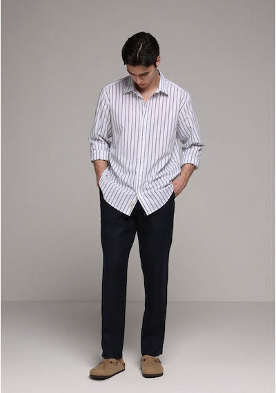 Colin's Colins Regular Fit Orta Bel Düz Paça Erkek Lacivert Pantolon Cl1079999 Q1.v1 Nav