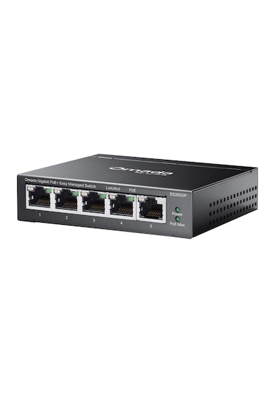Tp-lınk Omada 5port 65w 4port Poe Gigabit Yönetilebilir Switch Es205gp