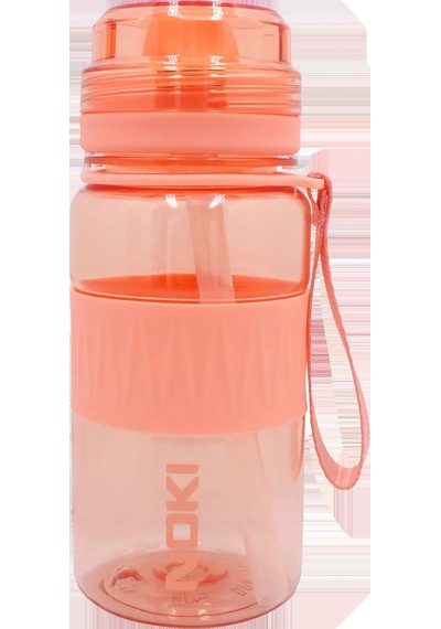 Noki Kids Su Matarası Tritan Pipetli Silikon Kemerli 400 Ml Çok Renkli