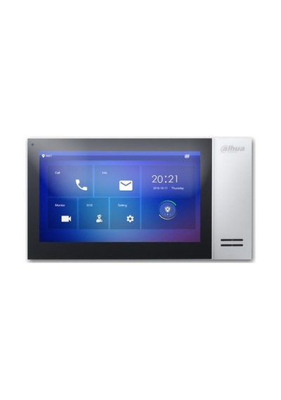 Dahua Vth2421fw-p 7 İnç Daire İçi Dokunmatik Ekran 32gb Sd Destekli Monitör Beyaz
