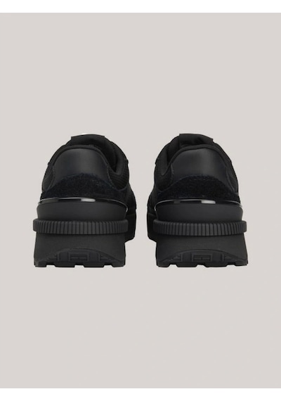 Tommy Hilfiger Erkek Renk Bloklu Siyah Sneaker Siyah