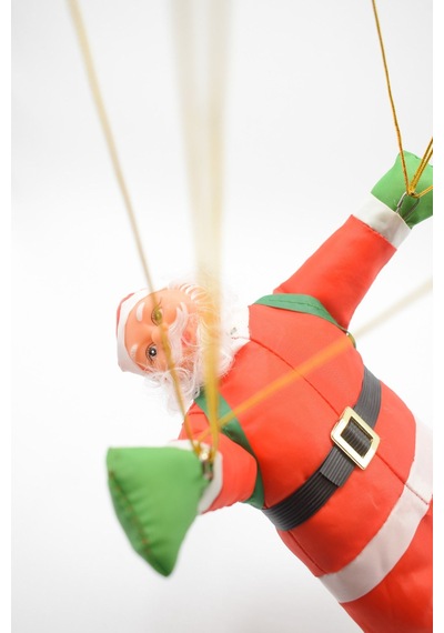 Waldern Premium Parşütlü Noel Baba Yılbaşı Süs