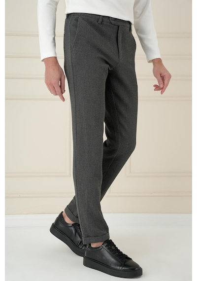Efor P 1166 Slim Fit Füme Klasik Pantolon Füme