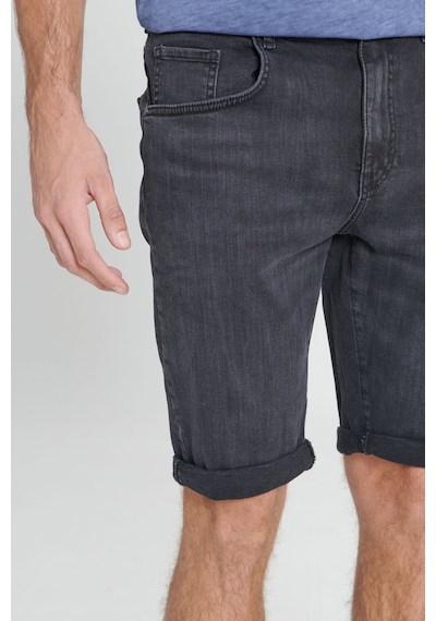 Ac&Co / Altınyıldız Classics Erkek Antrasıt Slim Fit Dar Kesim Pamuklu Esnek Denim Şort Antrasit
