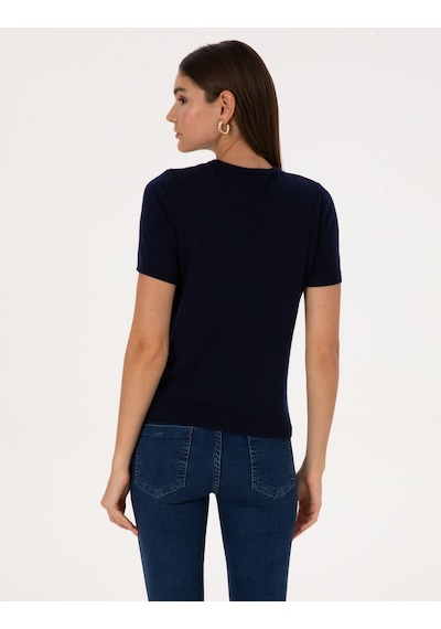 Pierre Cardin Kadın Lacivert Kazak /triko 50316341-vr033 Lacivert