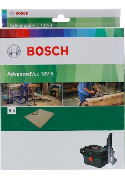 Bosch Toz Torbası Advancedvac 18v-8 İçin 5 Li Paket 2609256f68