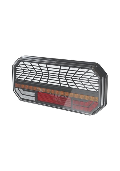 Wolfram 12v-30v Stop Lambası Ledli 6 Fonksiyonlu 235 110 Mm Sağ E9