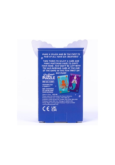 Professor Puzzle - Eşleştirme Kart Oyunu - Old Mermaid