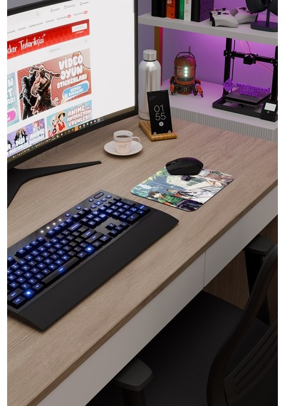 Komi Can't Communicate Dikişli Kauçuk Oyuncu Mousepad V3 - 22x18 Gaming Mouse Pad