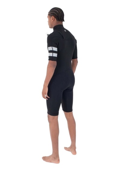 Hurley Hurley Air 2/2 Mm Spring Ss Erkek Siyah Wetsuit Blk Siyah