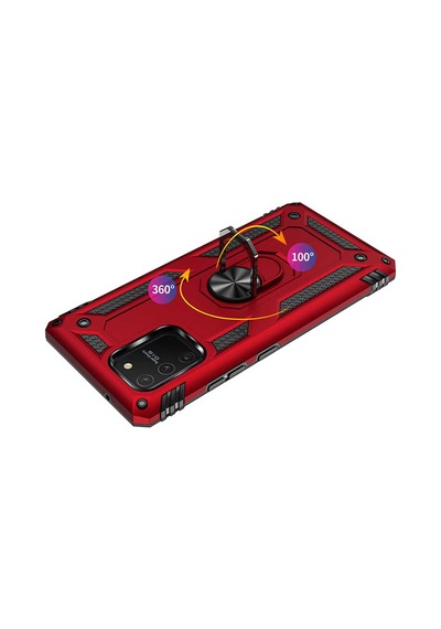 Samsung Uyumlu Galaxy A91 S10 Lite Kılıf Zore Vega Kapak Siyah