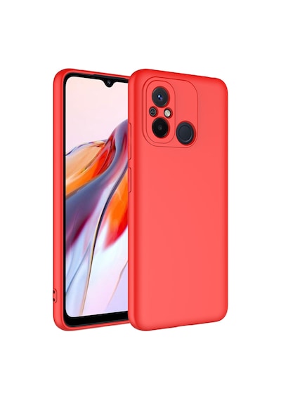 More Tr Redmi 12c Kılıf Mtr Mara Lansman Kapak - Kırmızı