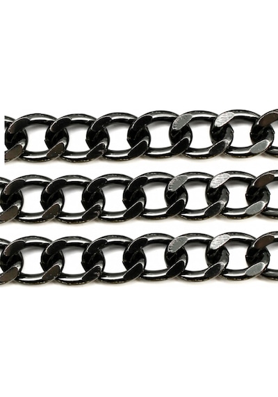 Alüminyum Çanta ve Takı Zinciri 10 Mm 1 Metre Siyah N11.9045