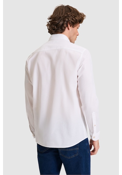 U.s. Polo Assn. Erkek Beyaz Gömlek Basic 50322343-vr013