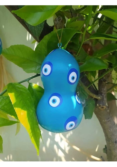 Bahçe Dekorasyon Seti Boyanmış Su Kabağı 5'li Paket Diğer